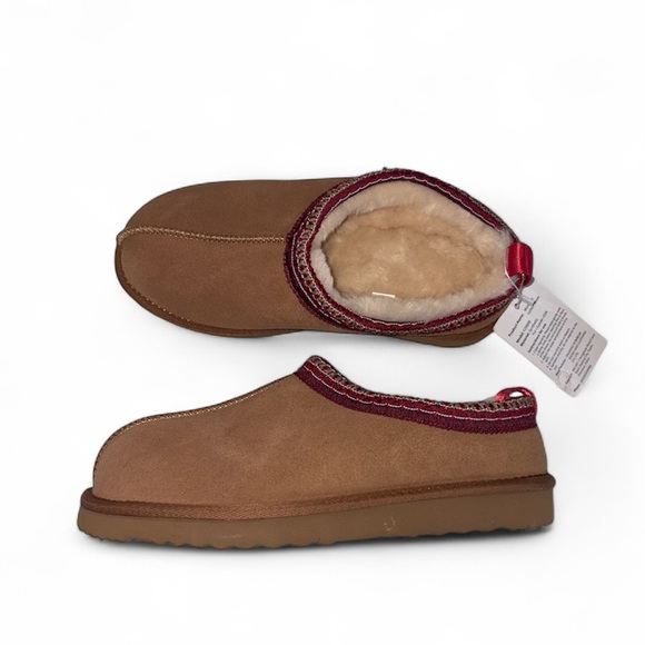 Chestnut Faux Fur Slip-On House Slippers Mini Boot NWT - Picture 1 of 12
